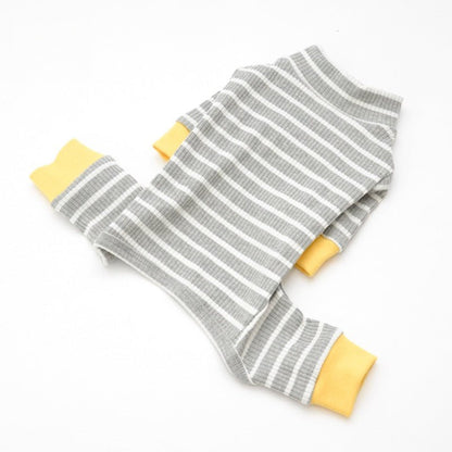 AEROE Cozy Cotton Dog Pajamas - Autumn & Winter Warm Thermal Pet Tracksuit - Soft Breathable Fleece Indoor Comfort Clothes